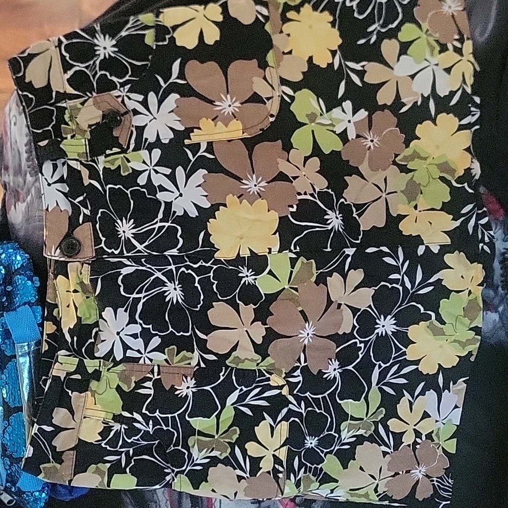 White Stag Skirt Floral Size 6